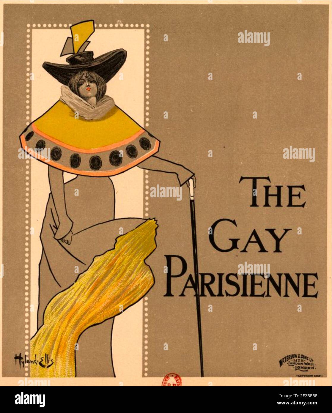 The Gay Parisienne designed by Hyland Ellis Stock Photo