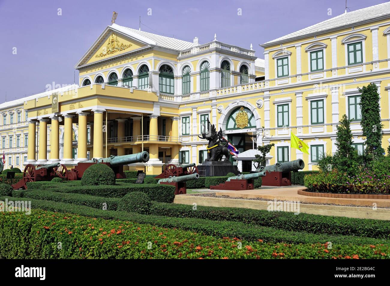 ancient artillery museum bangkok Stock Photo