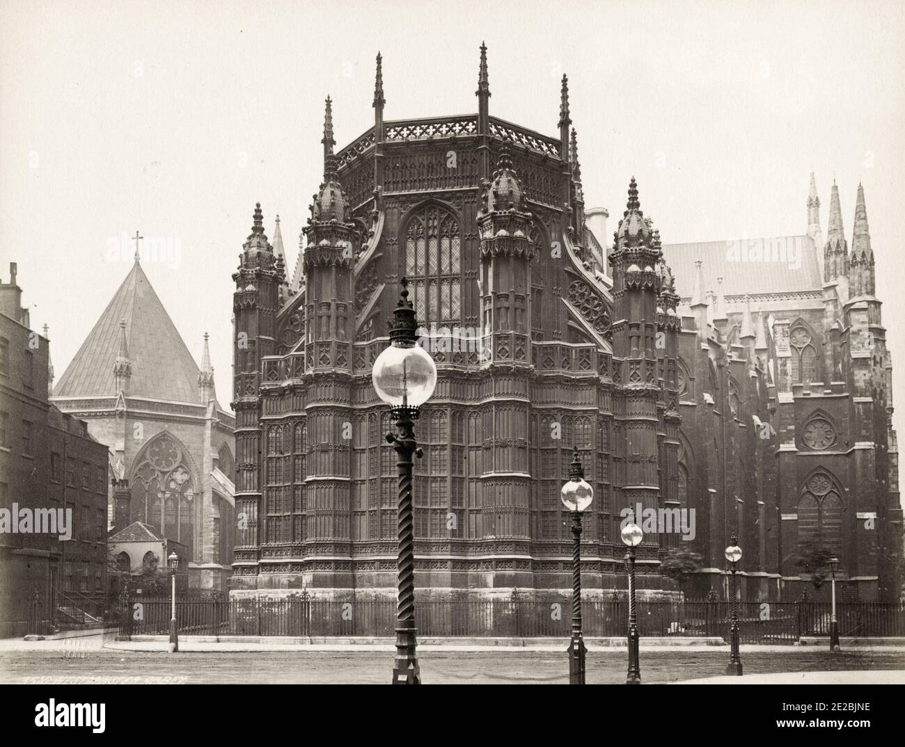 19th century vintage photograph, England religion, church Westminster