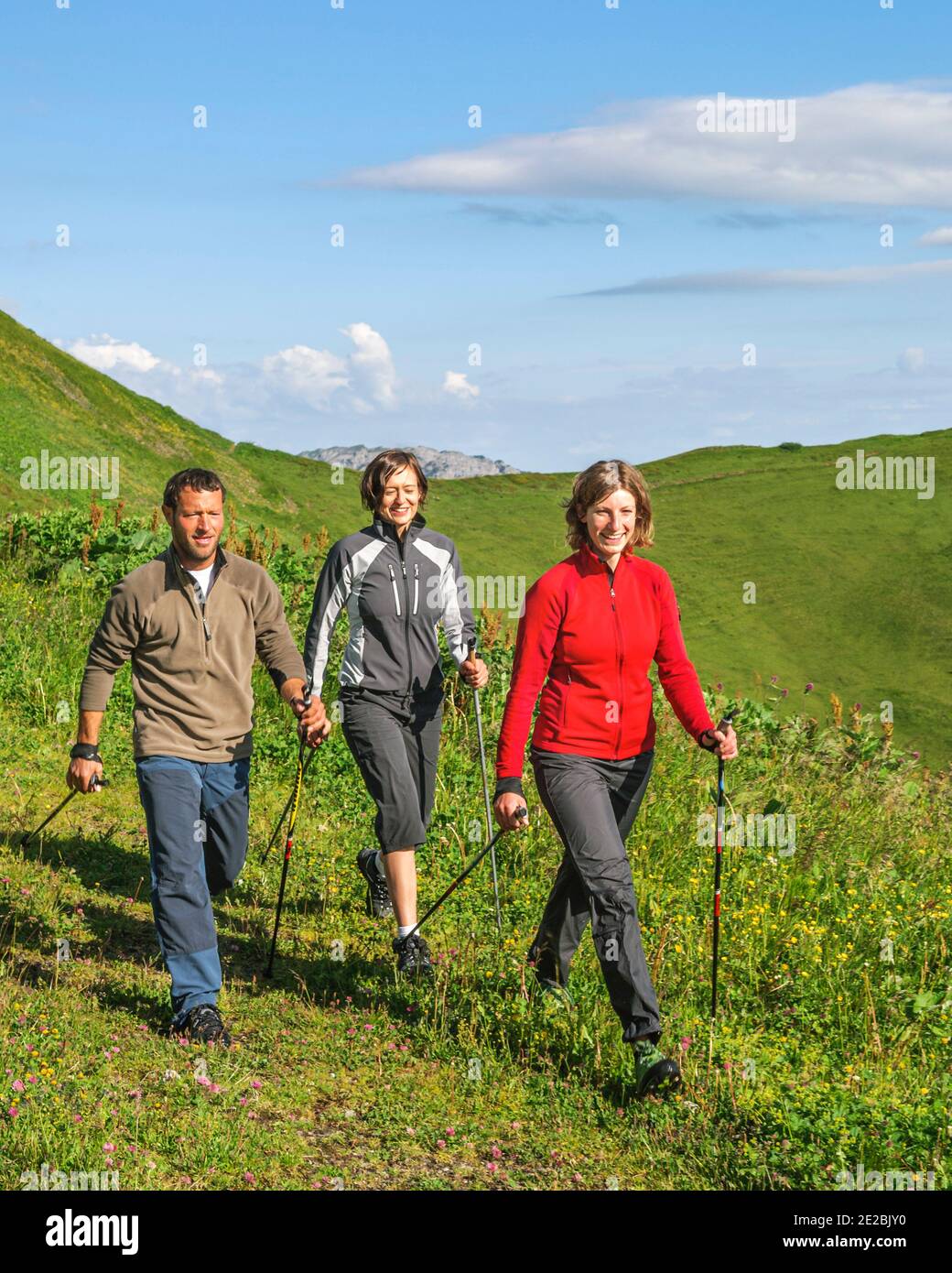 Group young healthy sporty hi-res stock photography and images - Alamy