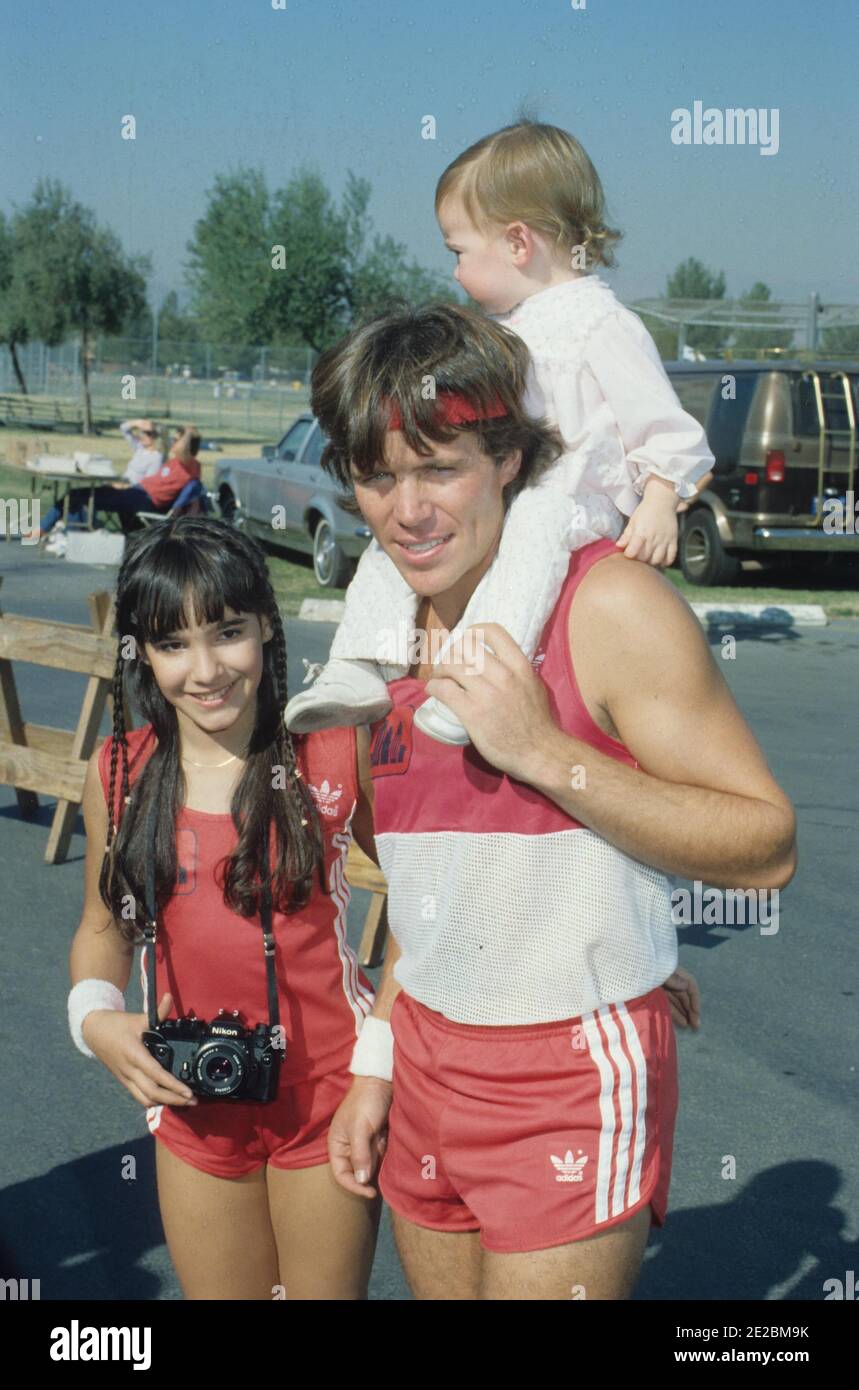 Grant Goodeve with Danielle Brisebois Credit: Ralph Dominguez/MediaPunch Stock Photo