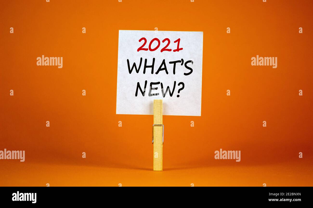 2021 What Is New Symbol White Sheet Of Paper On Wooden Clothespin 