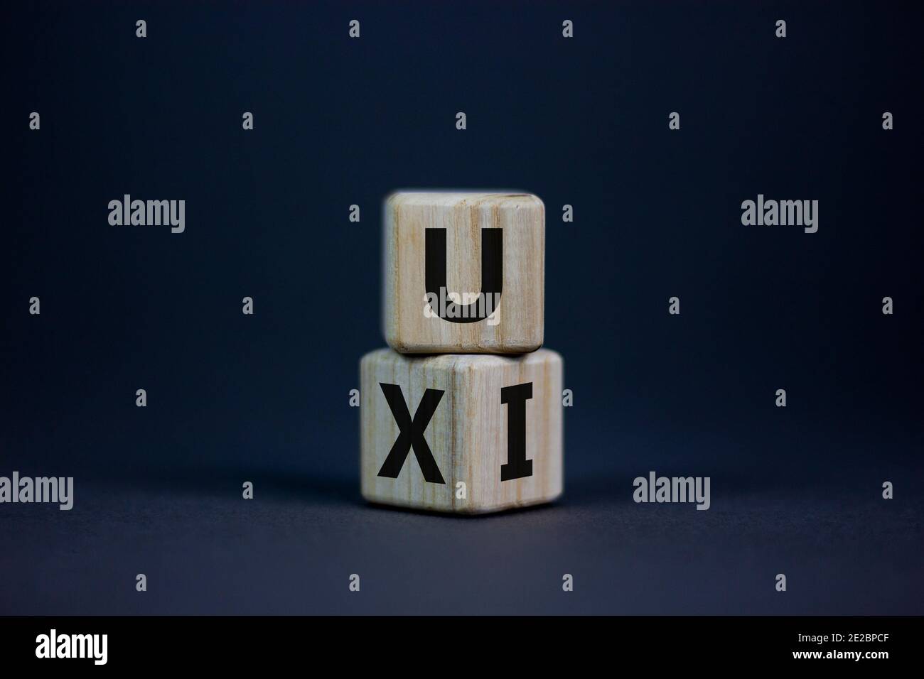 UX design or UI design. Turned cube and changed word 'UX - user ...