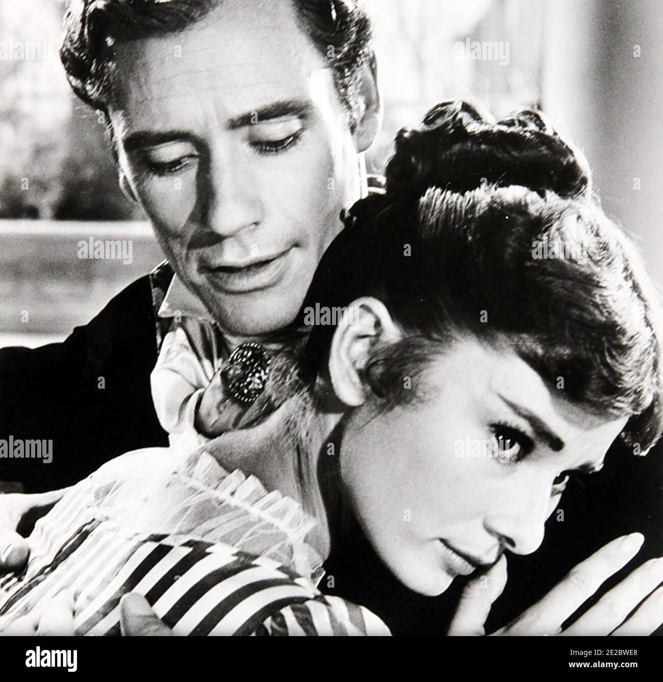 WAR AND PEACE 1956 Paramount Pictures film with Mel Ferrer and Audrey Hepburn Stock Photo
