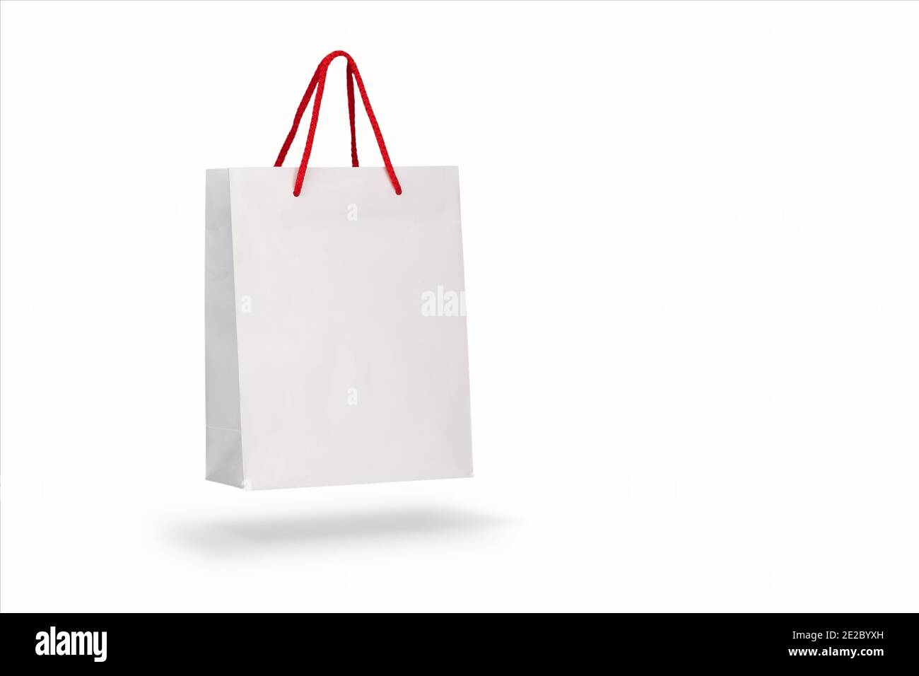 mock up-Recycle Craft paper bag mockup isolated on white background ...