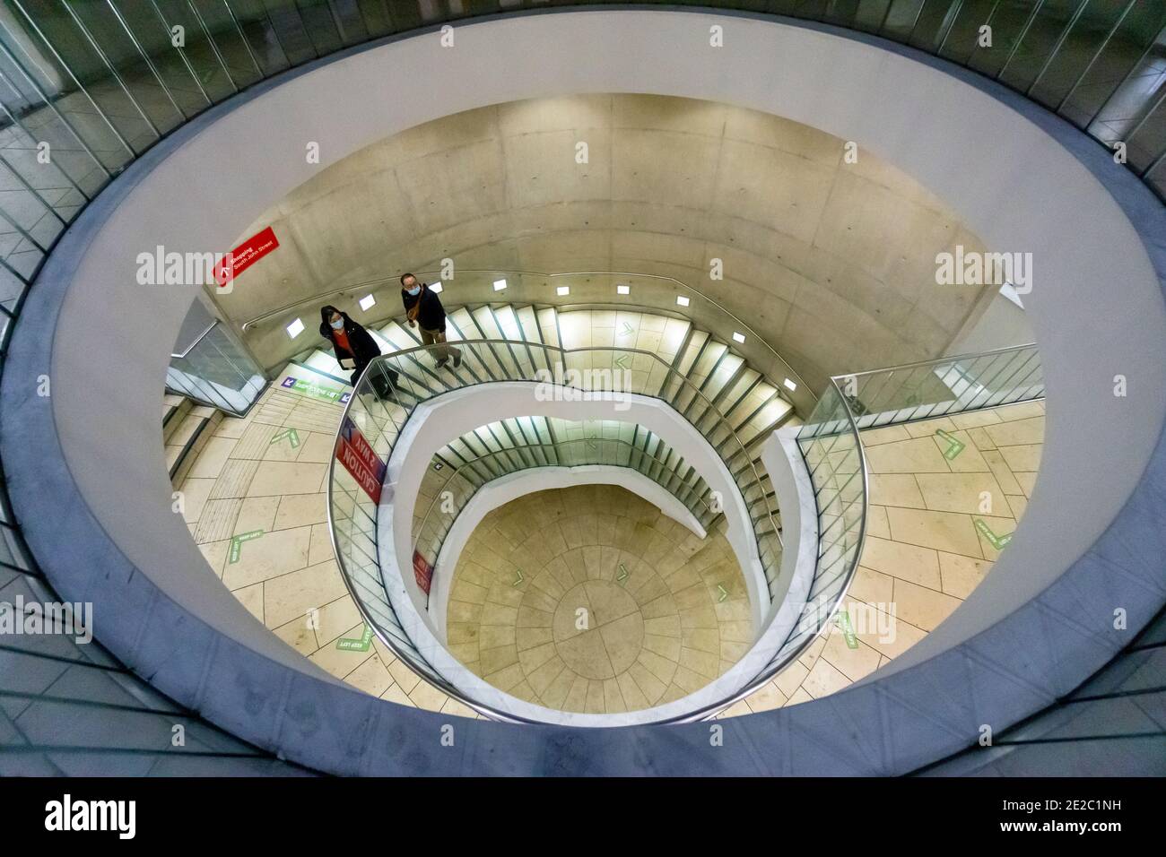 Liverpool One shopping centre parking garage Stock Photo Alamy