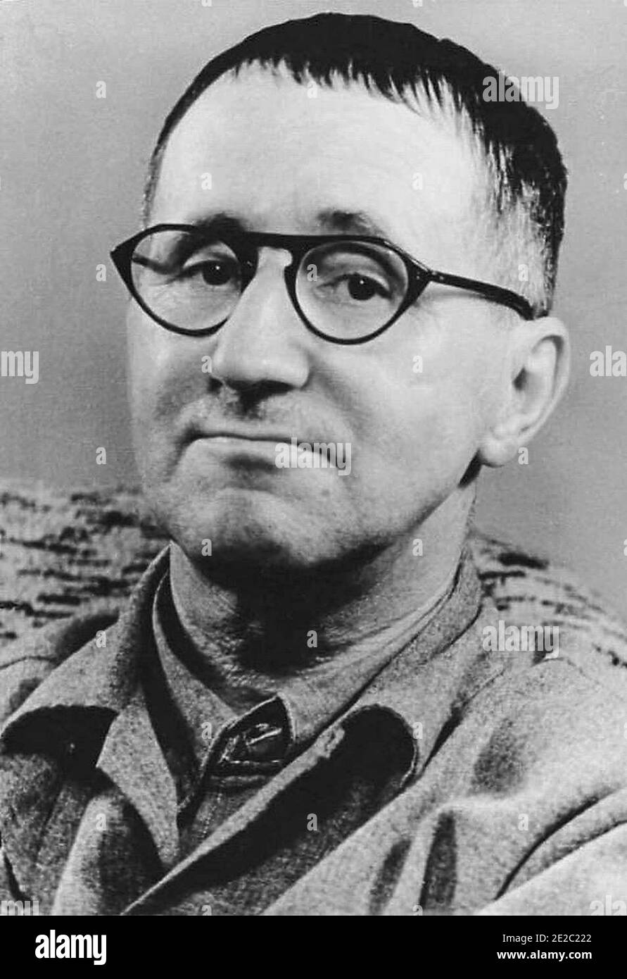 Bertolt Brecht (1898-1956), German author Stock Photo