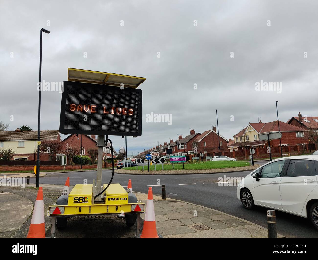 Lockdown in Whitley Bay Stock Photo Alamy
