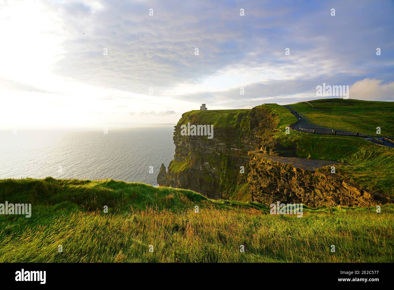 The Cliffs of Moher in Ireland. Stock Photo