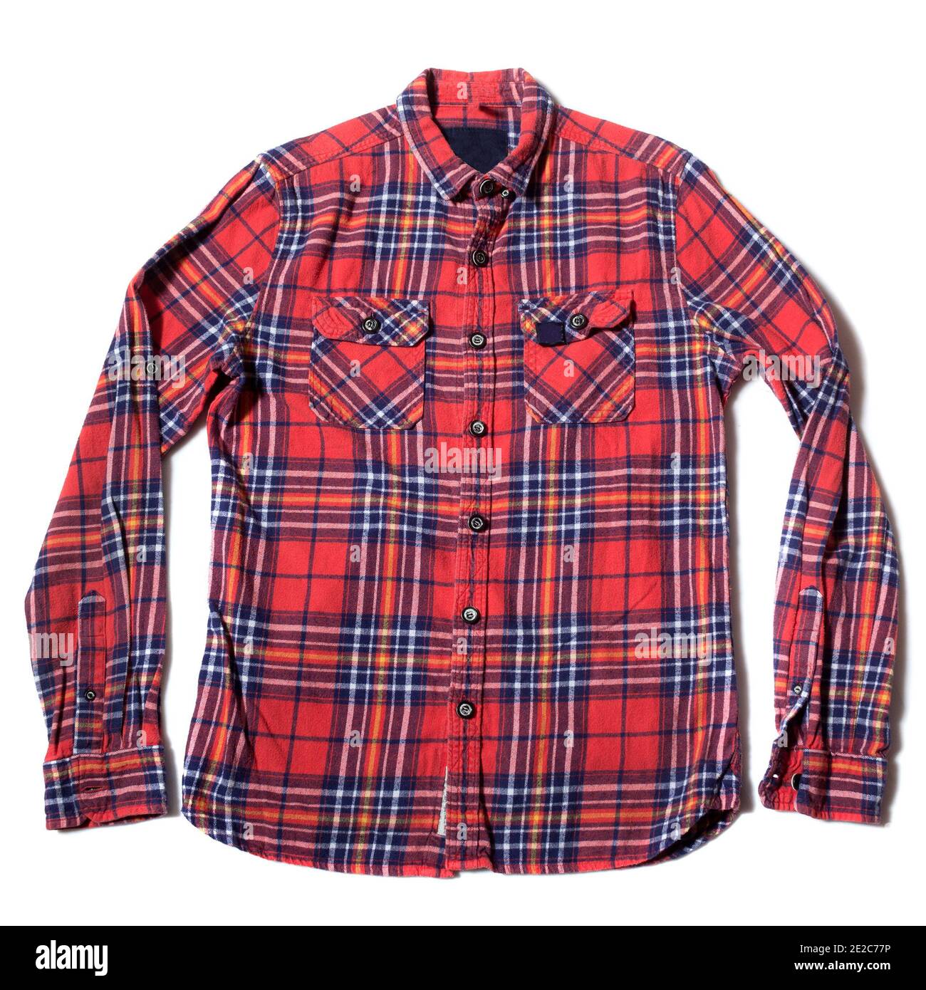 Red and white checkered shirt hi-res stock photography and images - Alamy