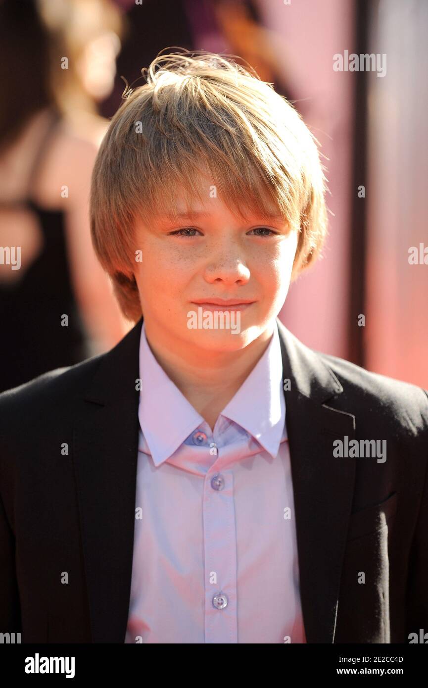 Dakota Goyo attends the 'Real Steel' premiere at Universal Studiosin