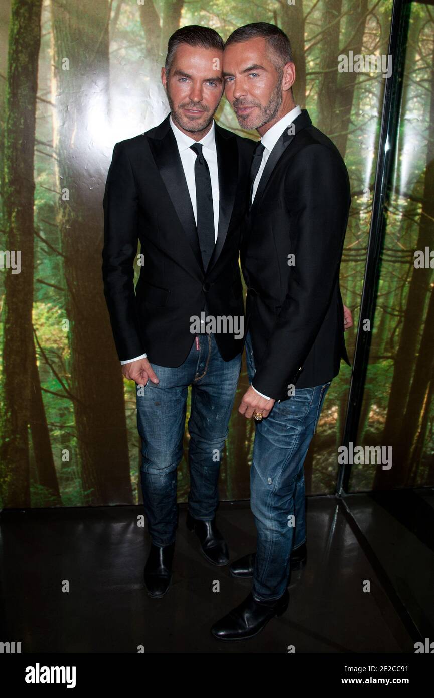Dean and Dan Caten attending the Cocktail for the opening of the new  Dsquared (Dsquared²) shop in Paris, rue Saint Honore in Paris, France on  October 2, 2011. Photo by Nicolas Genin/ABACAPRESS.COM
