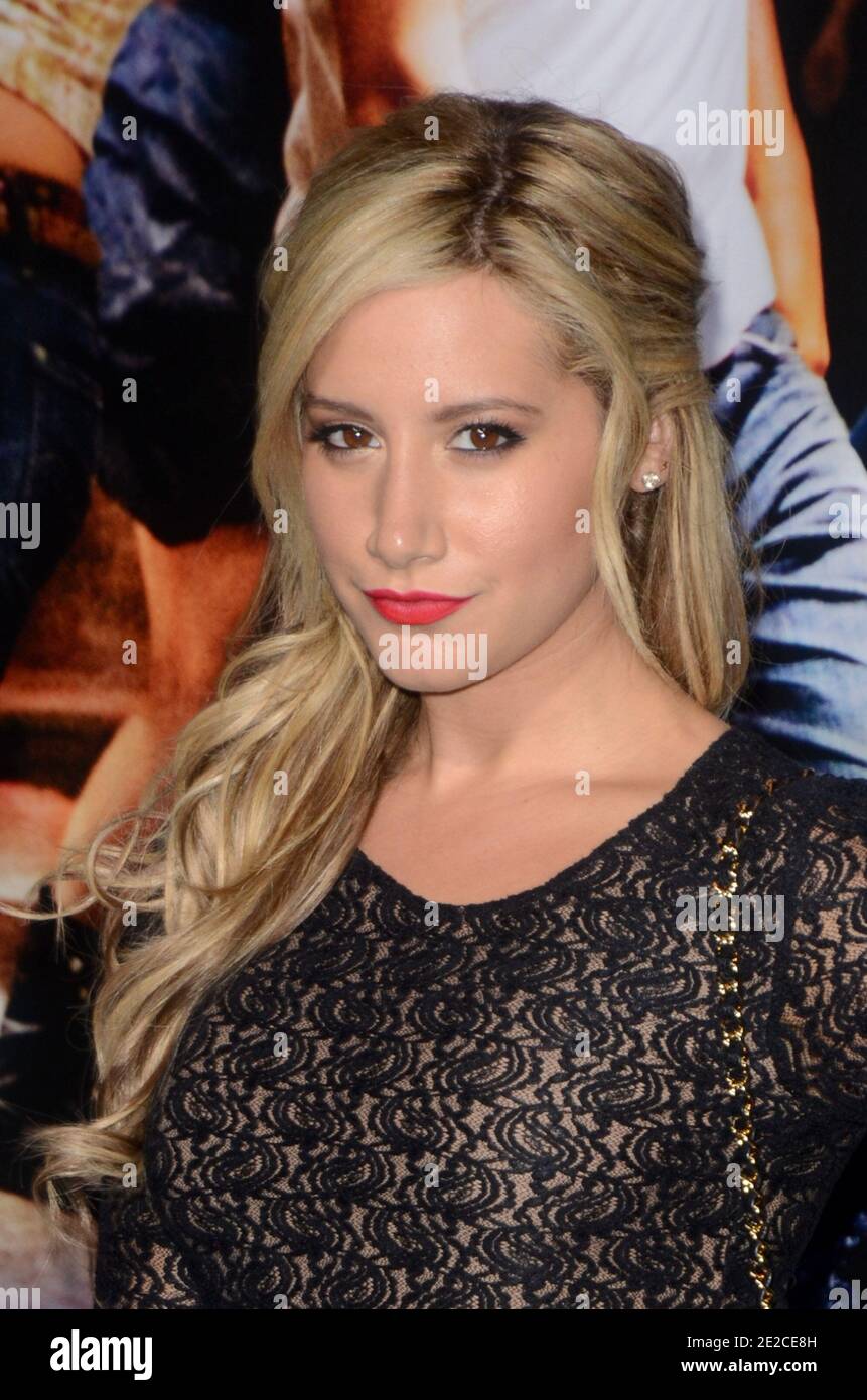 Ashley Tisdale arriving for Paramount pictures premiere of 'Footloose' held at the Regency Village theatre in Los Angeles, CA, USA, on October 03, 2011. Photo by Tonya Wise/ABACAPRESS.COM Stock Photo