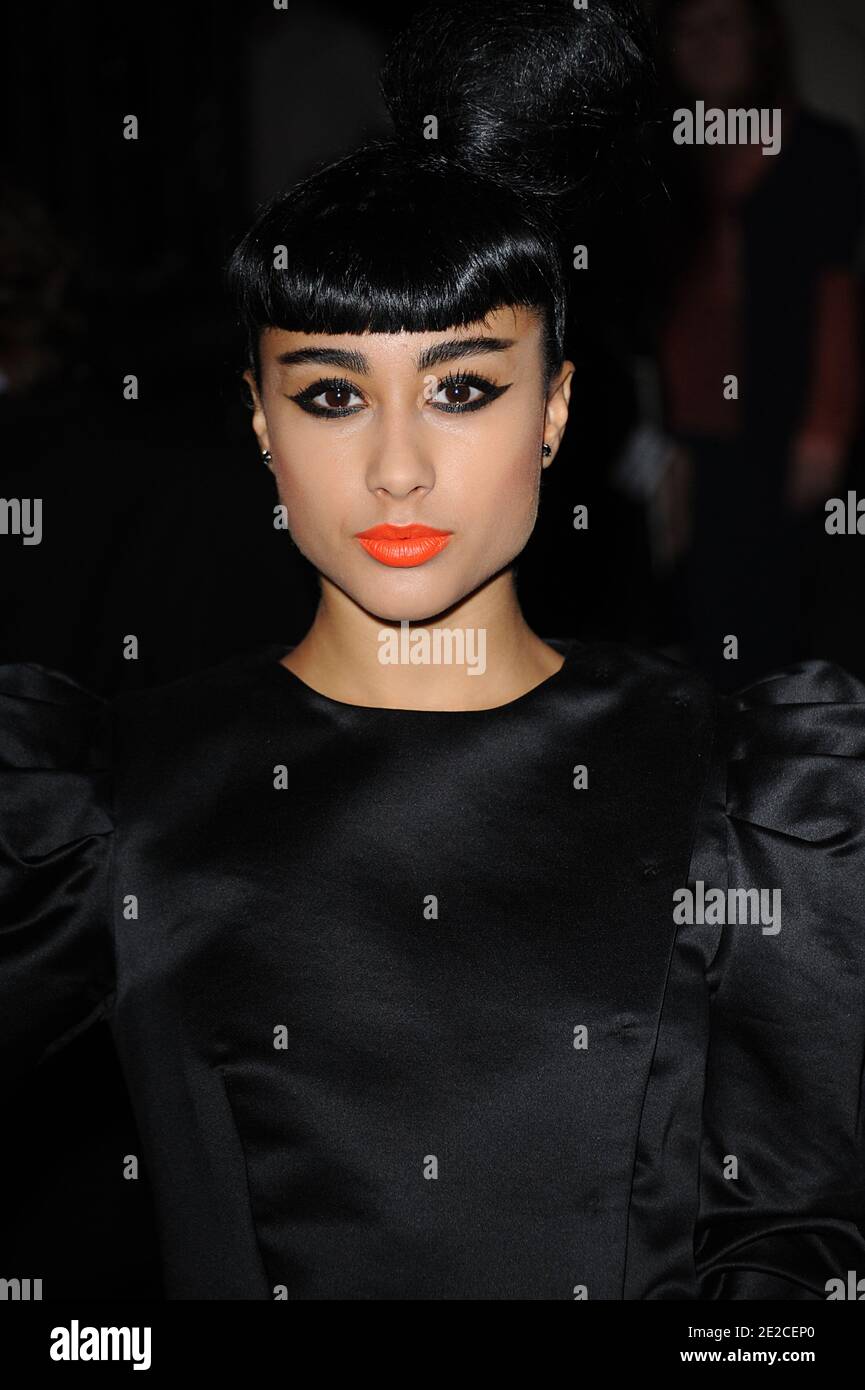 Natalia Kills attending the Castelbajac Spring-Summer 2012 Ready-To-Wear collection show held at Le 1515, in Paris, France, on October 4, 2011. Photo by Giancarlo Gorassini/ABACAPRESS.COM Stock Photo