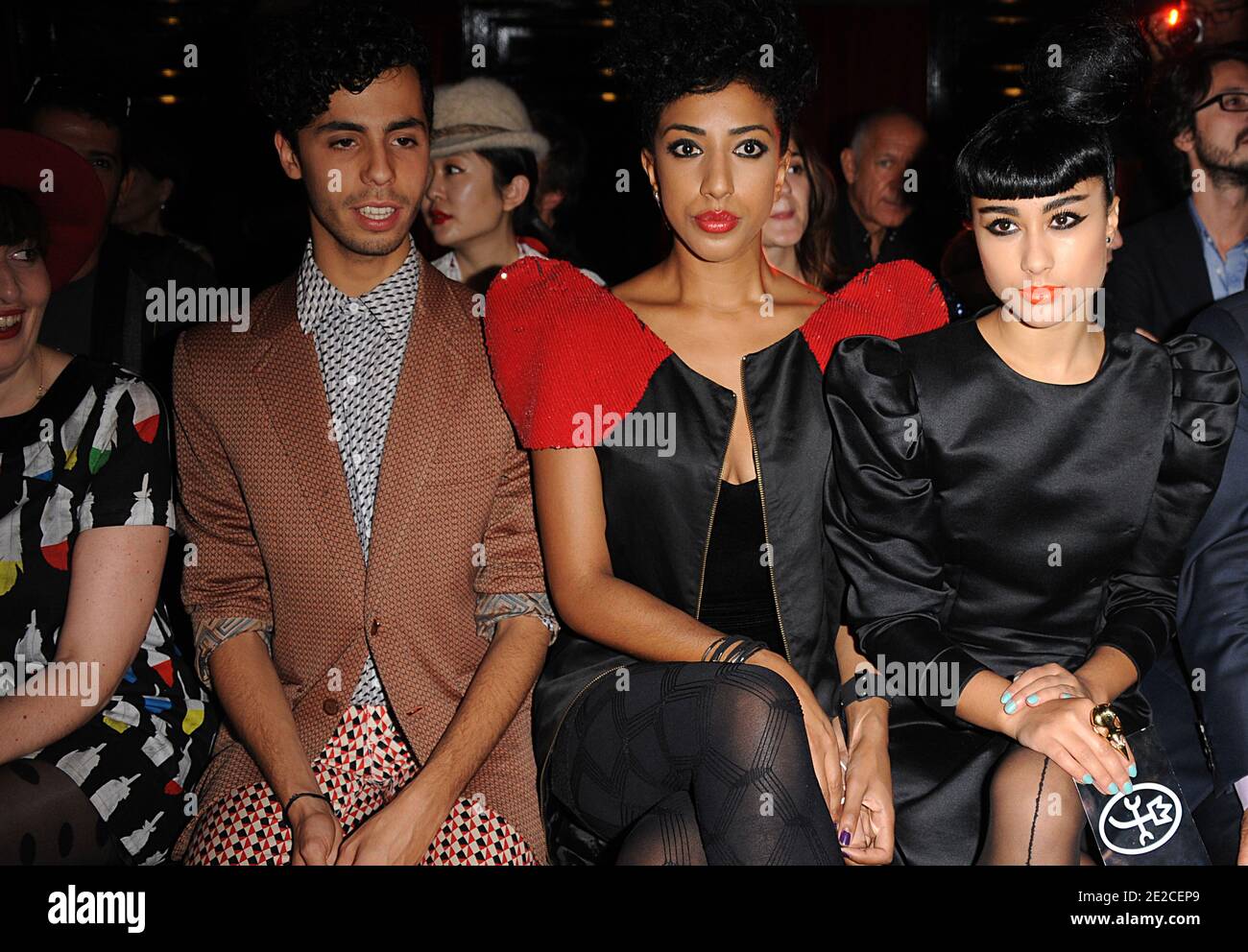 Sliimy, Kesh Kumari and Natalia Kills attending the Castelbajac Spring-Summer 2012 Ready-To-Wear collection show held at Le 1515, in Paris, France, on October 4, 2011. Photo by Giancarlo Gorassini/ABACAPRESS.COM Stock Photo