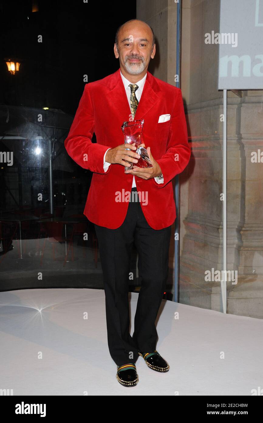 Christian Louboutin winner of the 'Prix d'excellence de la mode ...