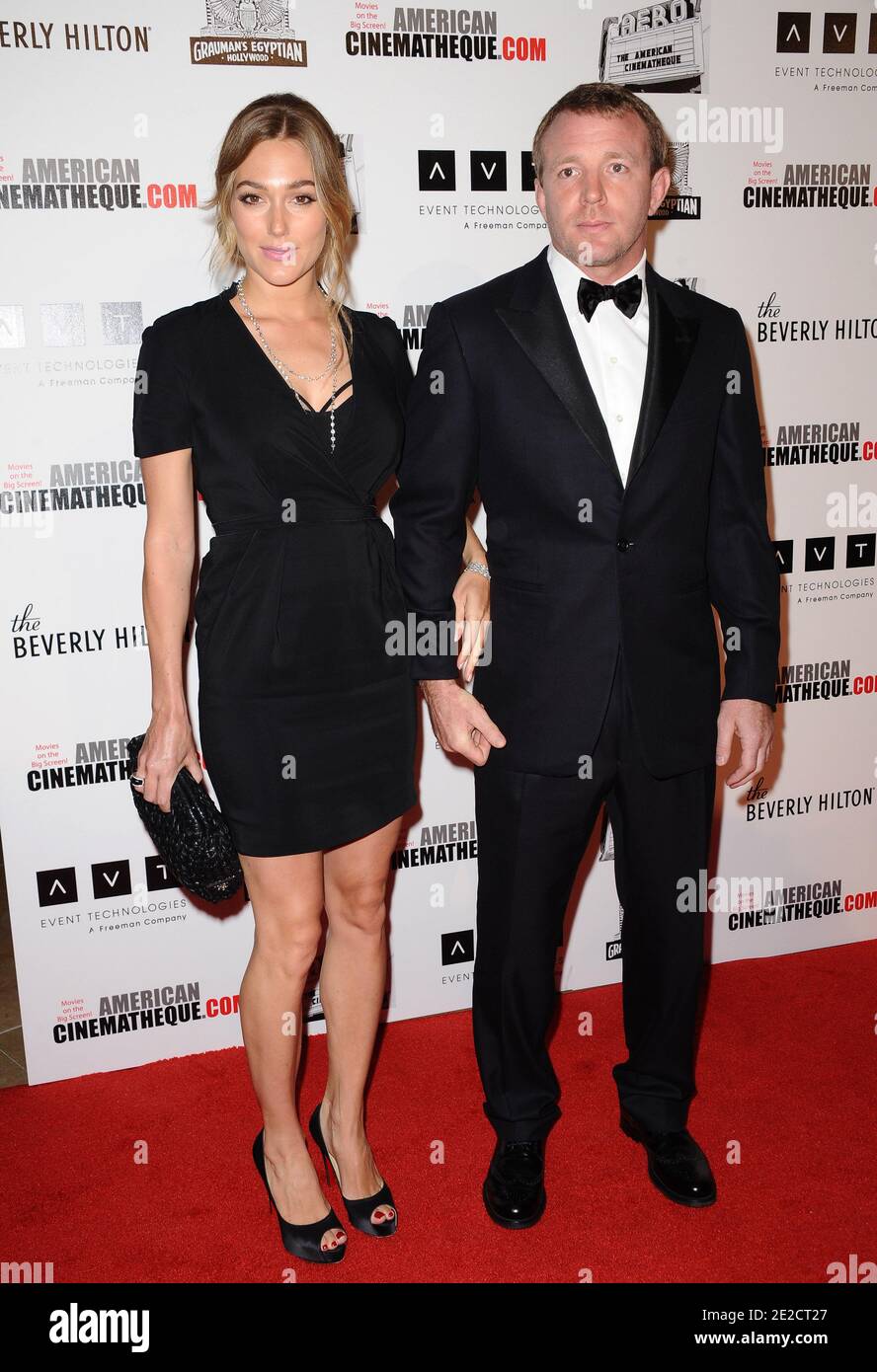 Jacqui Ainsley and Guy Ritchie attend the 25th American Cinematheque ...