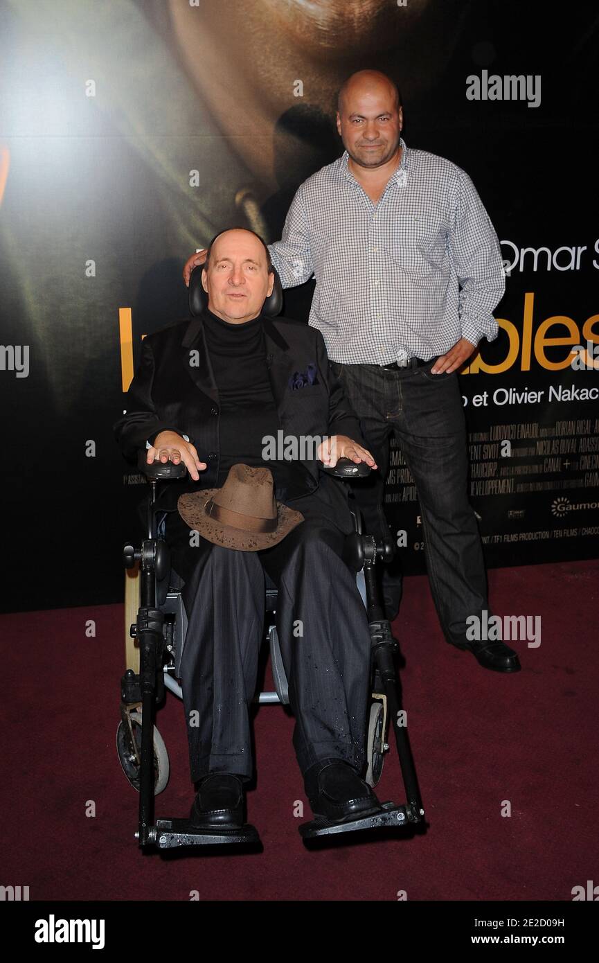 Philippe Pozzo di Borgo and Abdel Sellou attending the Premiere of 'Intouchables' held at Cinema Gaumont Marignan in Paris, France on October 18, 2011. Photo by Nicolas Briquet/ Stock Photo - Alamy Philippe Pozzo di Borgo and Abdel Sellou attending the Premiere of 'Intouchables' held at Cinema Gaumont Marignan in Paris, France on October 18, 2011. Photo by Nicolas Briquet/ Stock Photo - Alamy