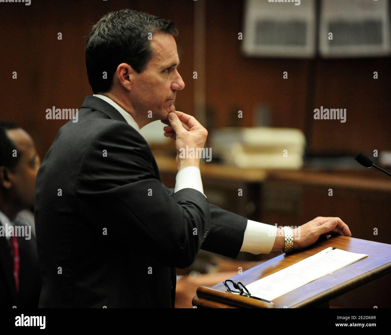 Defense attorney Ed Chernoff questions Randy Phillips,concert promoter ...