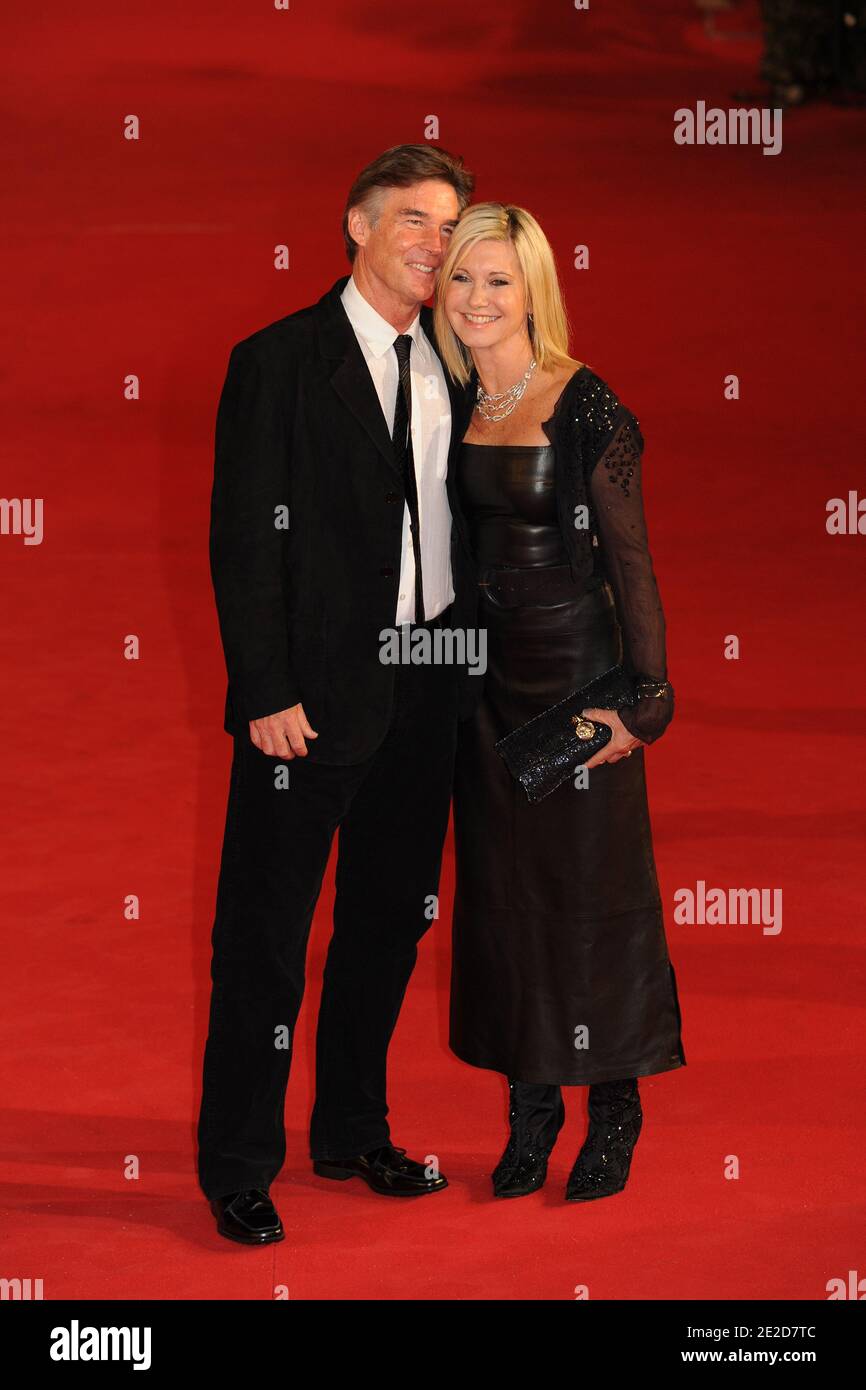 John Easterling and Olivia Newton-John attend the screening of 'A Few Best Men' during the 6th Rome Film Festival in Rome, Italy on October 28, 2011. Photo by Aurore Marechal/ABACAPRESS.COM Stock Photo