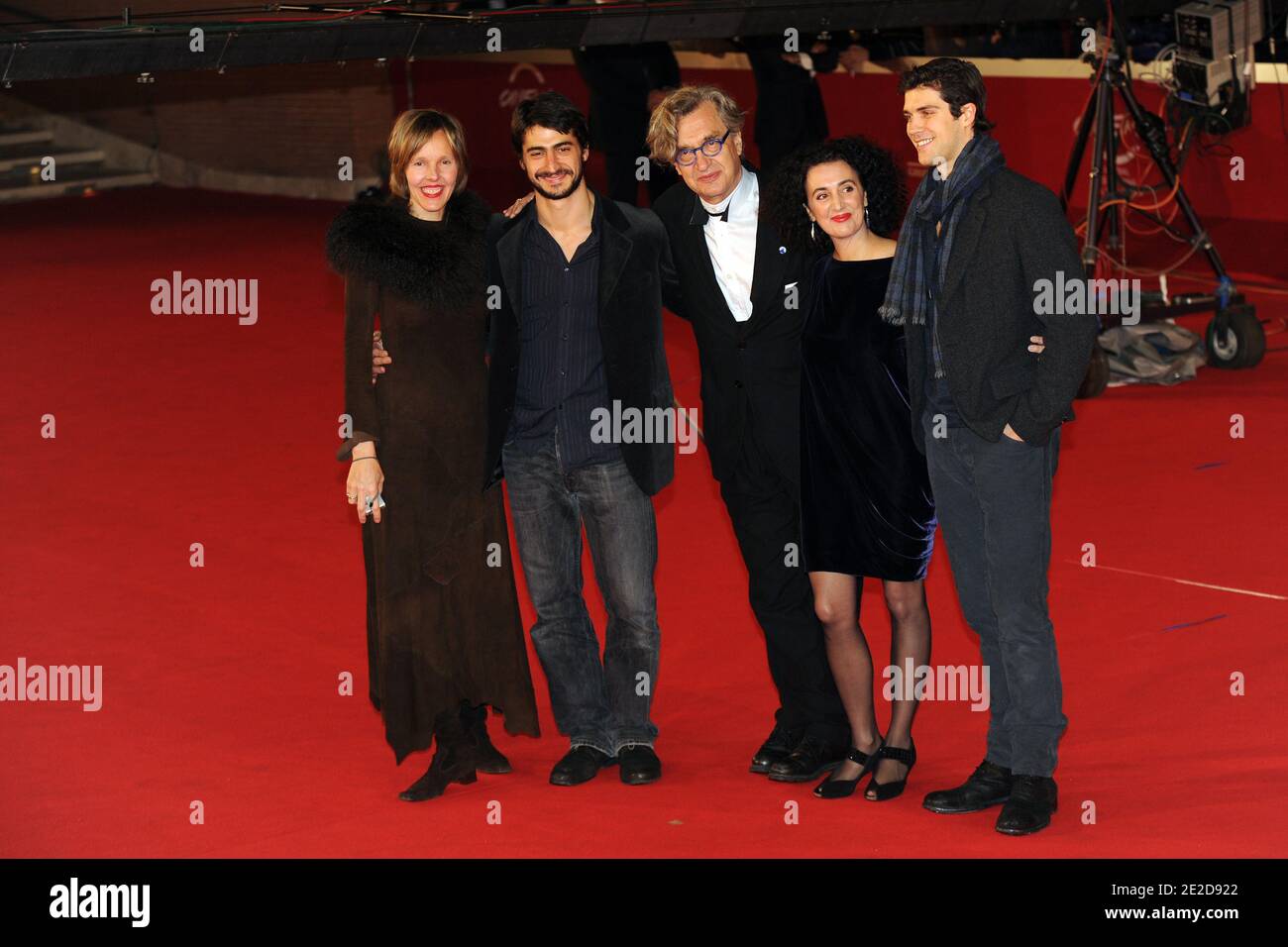 Donata Wenders, Damiano Bigi, Wim Wenders, Christiana Morganti and Roberto Bolle attend the 'Pina Con' screening for the Rome International Film Festival, on October 31, 2011 in Rome, Italy. Photo by Aurore Marechal/ABACAPRESS.COM Stock Photo