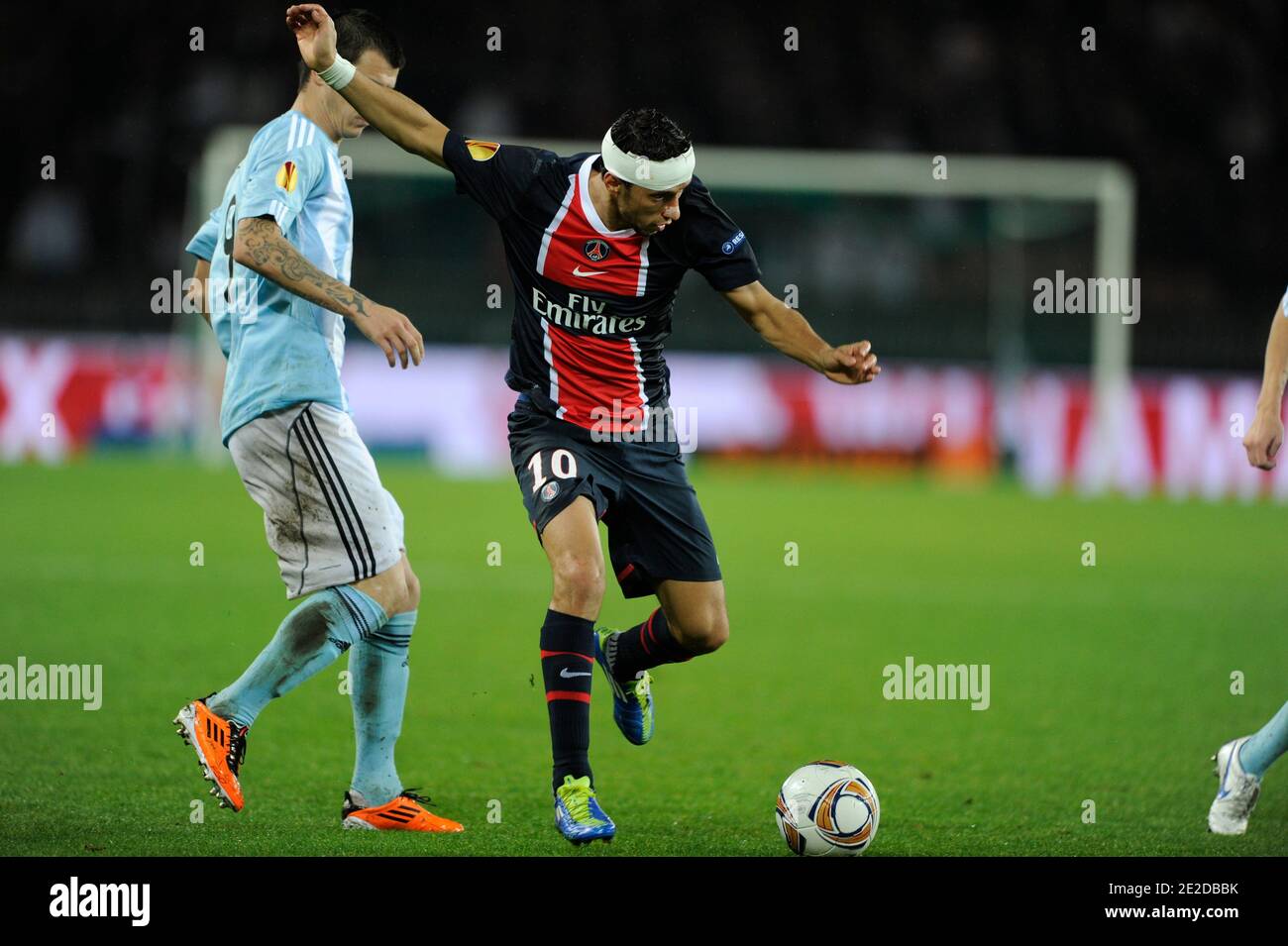 PSG's Nene during the UEFA Europa League soccer match, Paris Saint-Germain Vs Bratislava at Parc des Princes Stadium in Paris, France on November 3, 2011. PSG won 1-0. Photo by Henri Szwarc/ABACAPRESS.COM Stock Photo