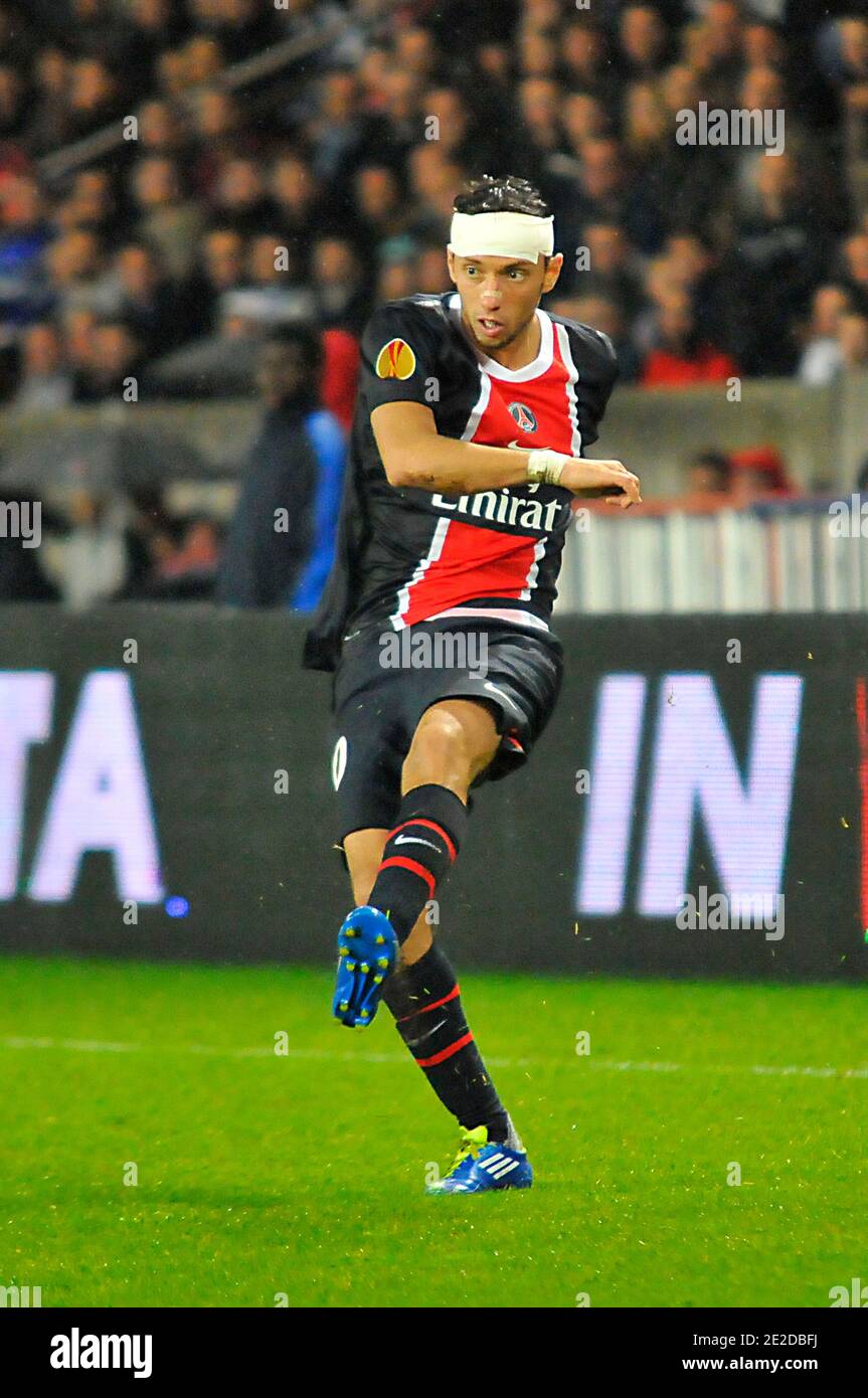 Néné during the Europa League 2011 - 2012 Paris Saint Germain