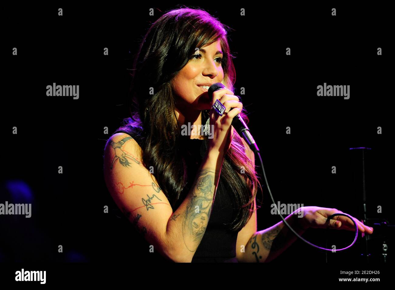 Christina Perri performs songs from the movie soundtrack during the ...