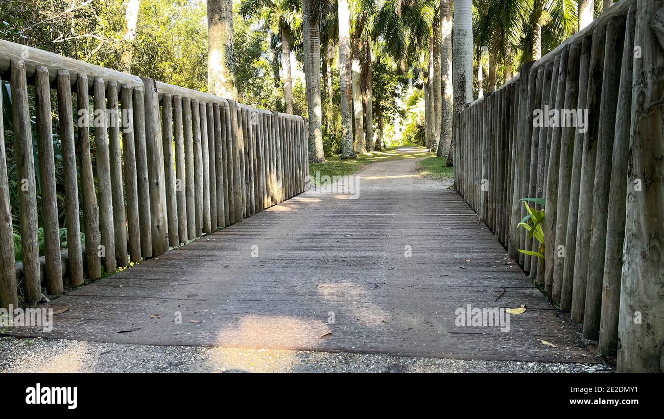 Grey wooden bridge hi-res stock photography and images - Alamy