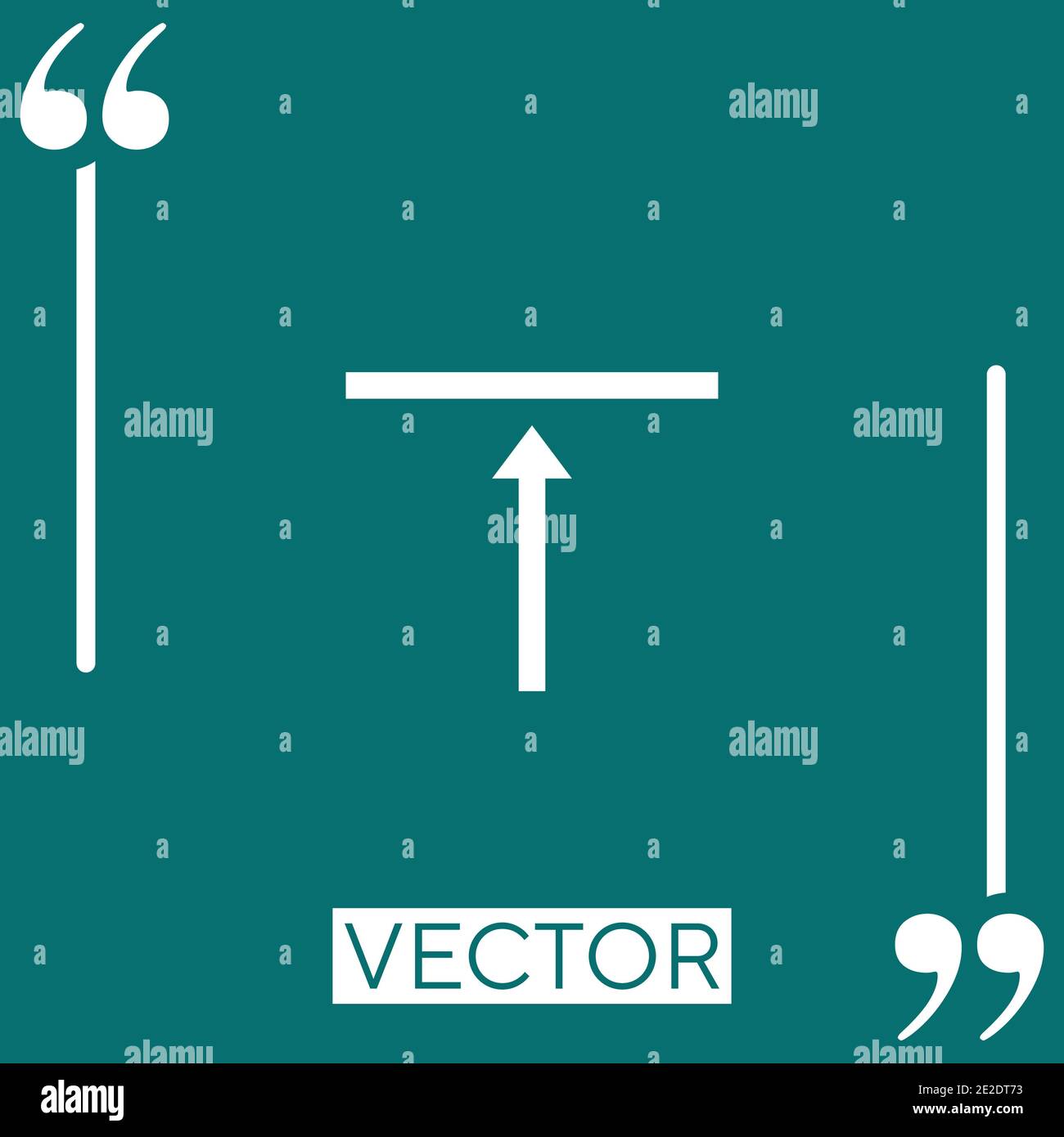 align vector icon Linear icon. Editable stroke line Stock Vector