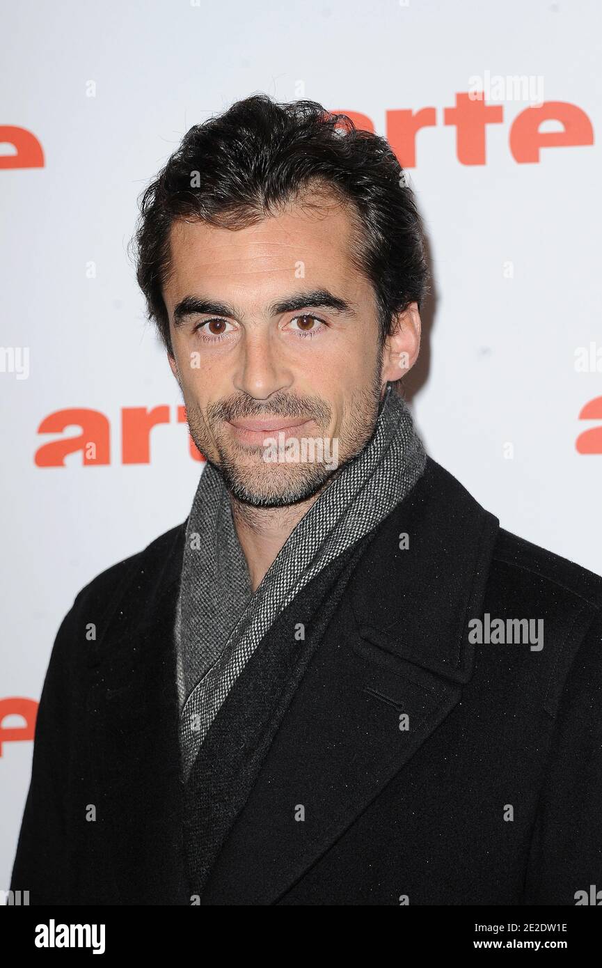 Raphael Enthoven attending a press conference about 'ARTE Les nouveautes 2012' held at Theatre du Rond Point in Paris, France on November 17, 2011. Photo by Nicolas Briquet/ABACAPRESS.COM Stock Photo