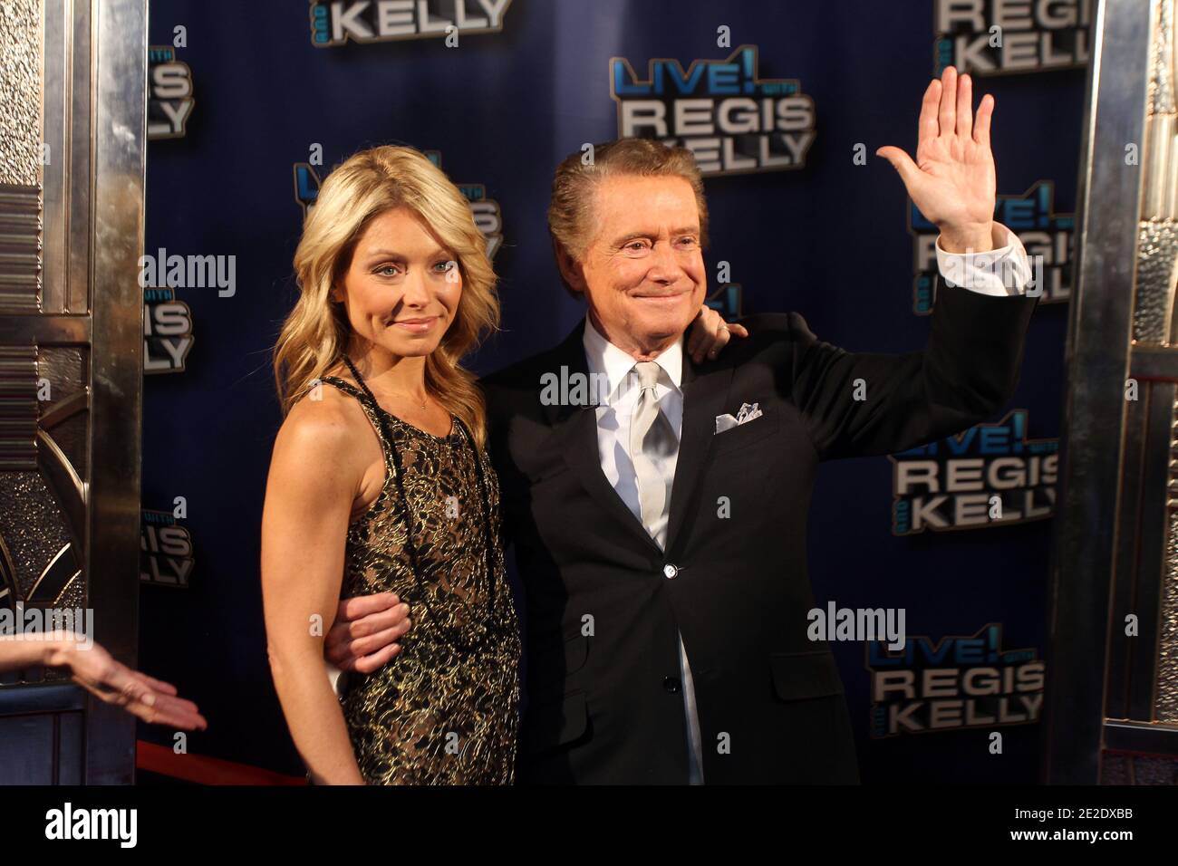 TV Host Kelly Ripa And Regis Philbin Outside The ABC Studio After The ...