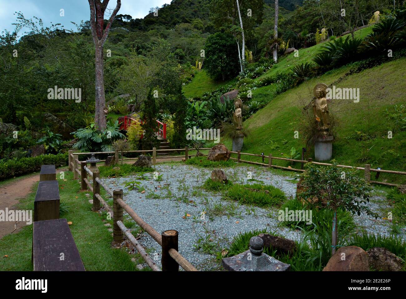 Japanese Garden Stock Photo