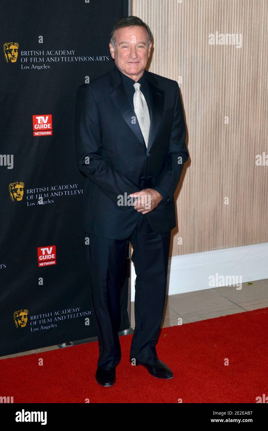 Robin Williams arriving for 2011 BAFTA Los Angeles Britannia Awards held at the Beverly Hilton in Beverly Hills, California, USA on November 30, 2011. Photo by Wade Blaine/ABACAPRESS.COM Stock Photo