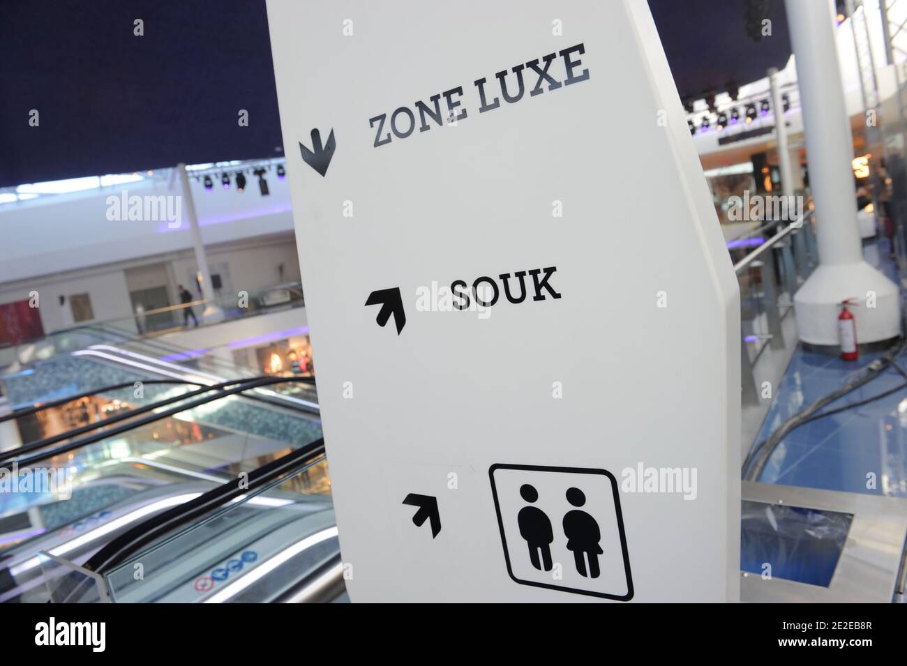 Atmosphere inside Morocco Mall, the 'largest shopping mall in Africa