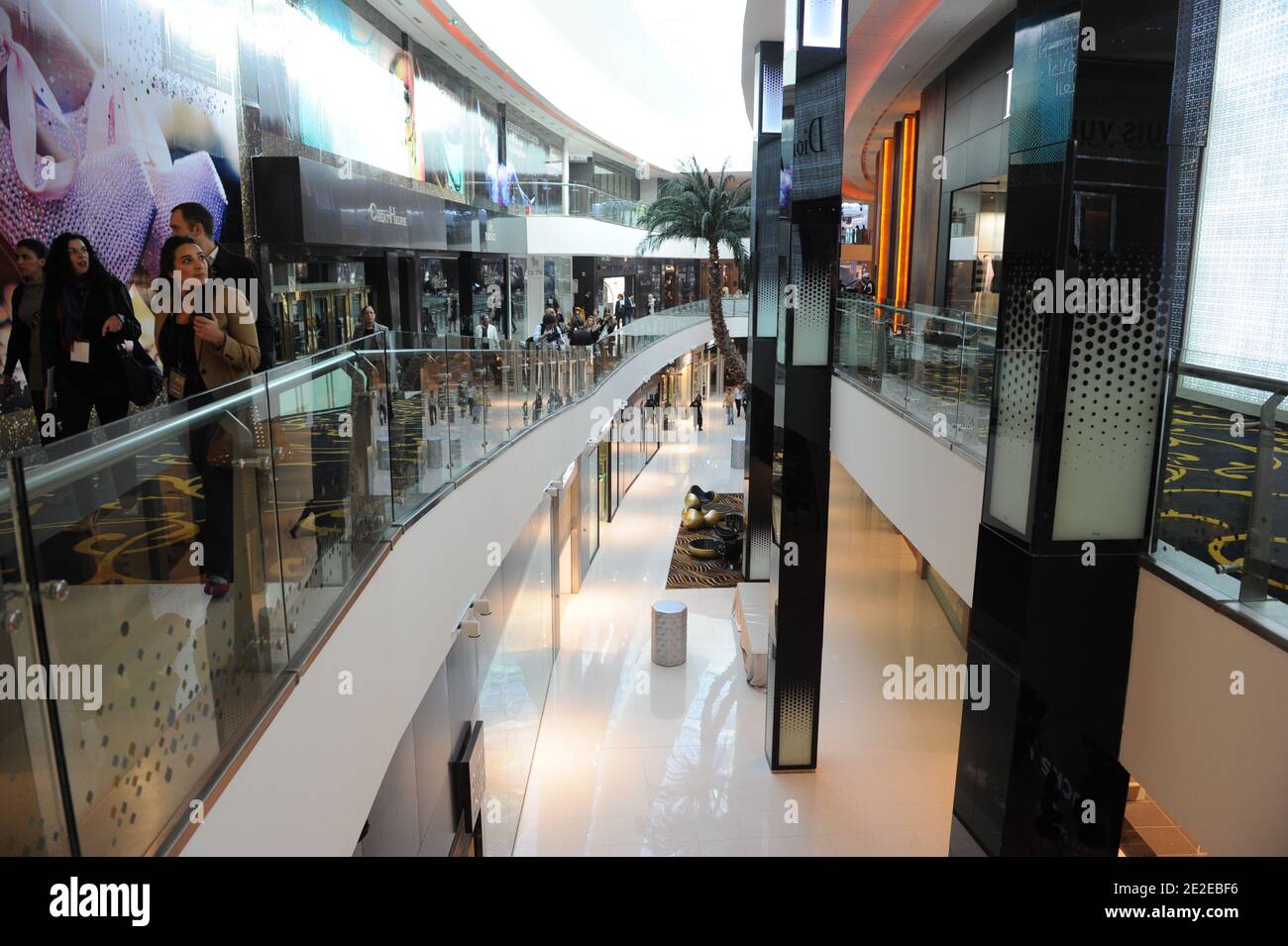 Atmosphere inside Morocco Mall, the 'largest shopping mall in Africa