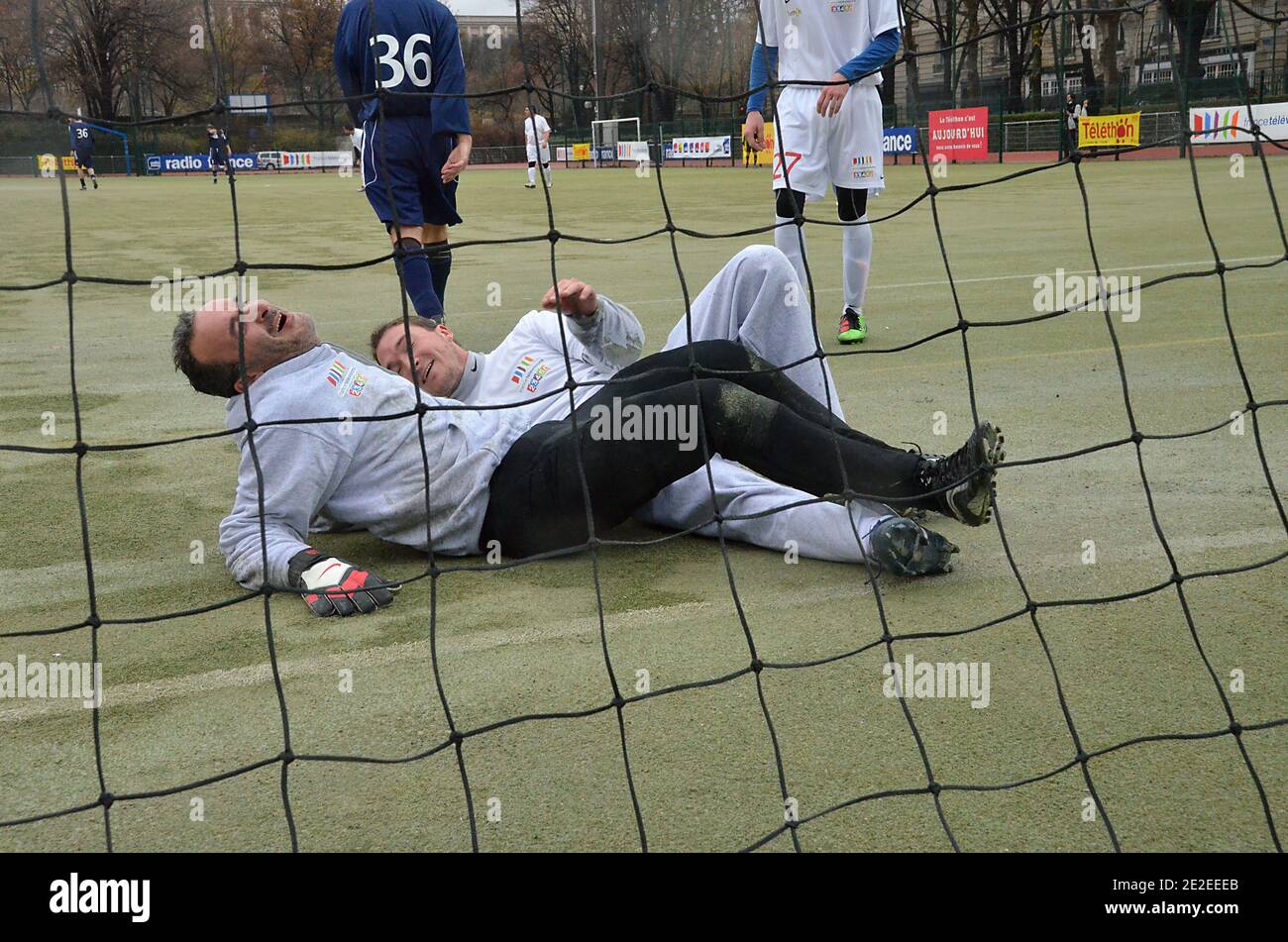 Pascal Sellem during the football match Radio France vs France Television  as part of the 25th Telethon, held at the Emile Antoine Stadium in Paris,  France on December 3, 2011. Photo by