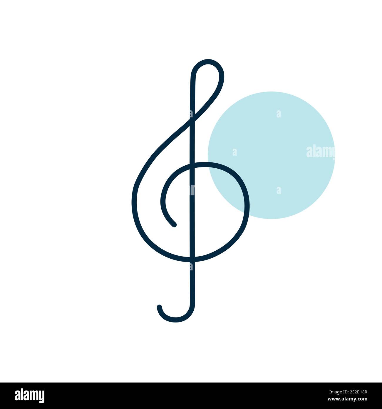 Treble clef vector icon. Music sign. Graph symbol for music and sound web  site and apps design, logo, app, UI Stock Vector Image & Art - Alamy