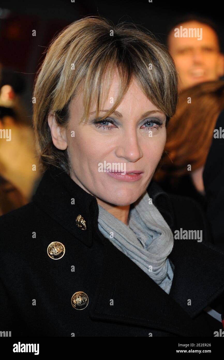 Patricia Kaas Attending The Arrival Of The First Moscou Berlin Paris 