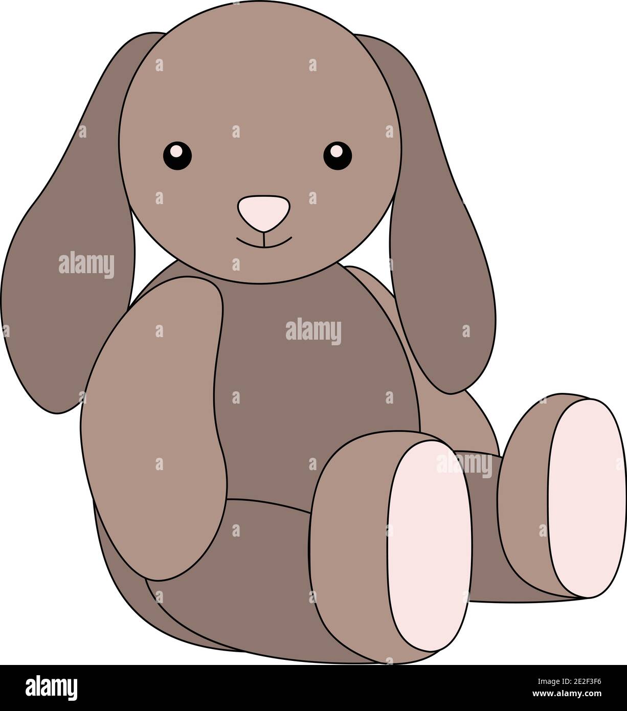 Cute bunny soft toy Stock Vector Image & Art - Alamy