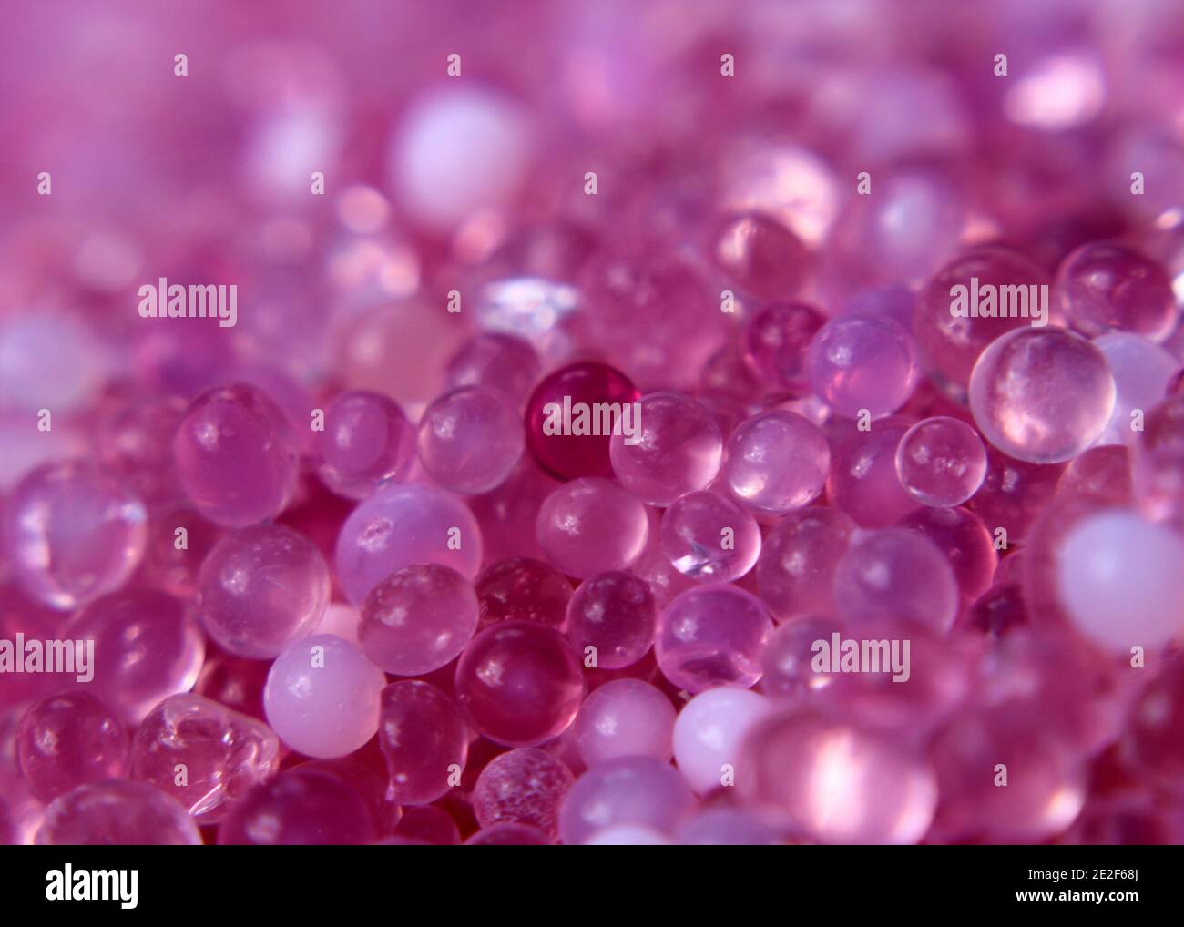 Pink Hydrate Pink color An hydrate silica jell crystals Stock Photo - Alamy