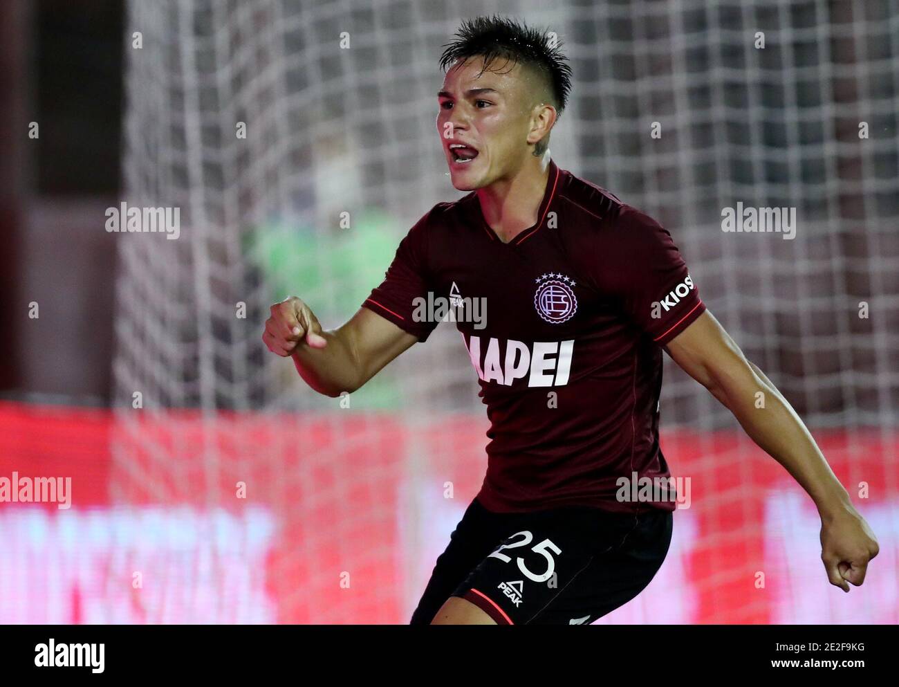 Soccer Football Copa Sudamericana Semi Final Second Leg Lanus V Velez Sarsfield Estadio Ciudad De Lanus Buenos Aires Argentina January 13 2021 Lanus Alexandro Bernabei Celebrates