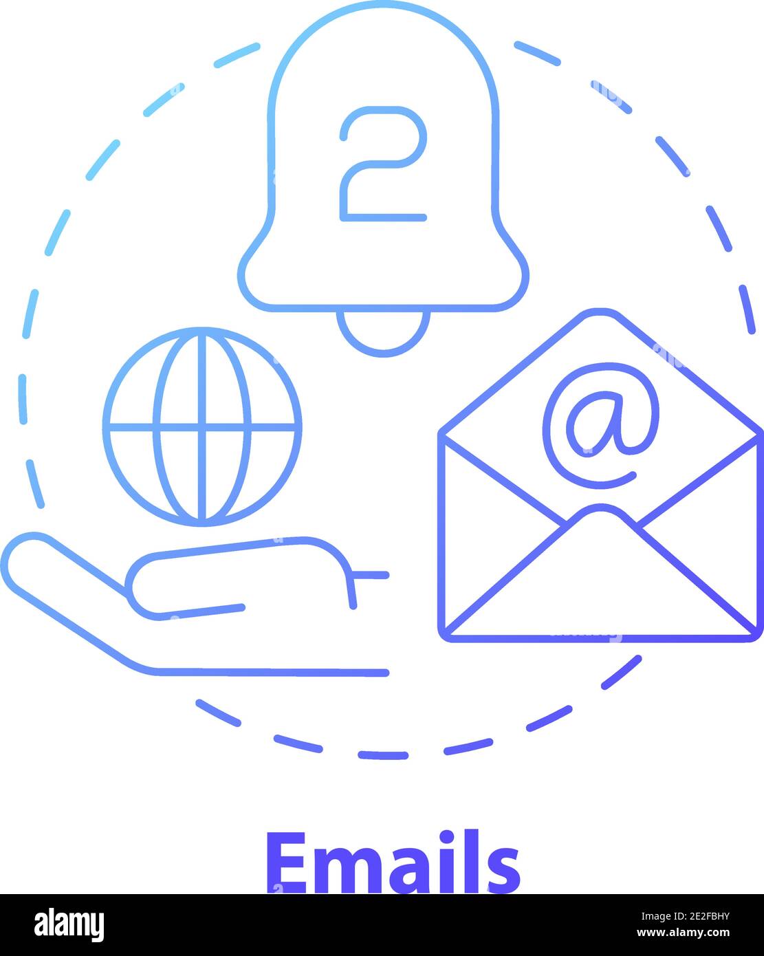 New emails Stock Vector Images - Alamy