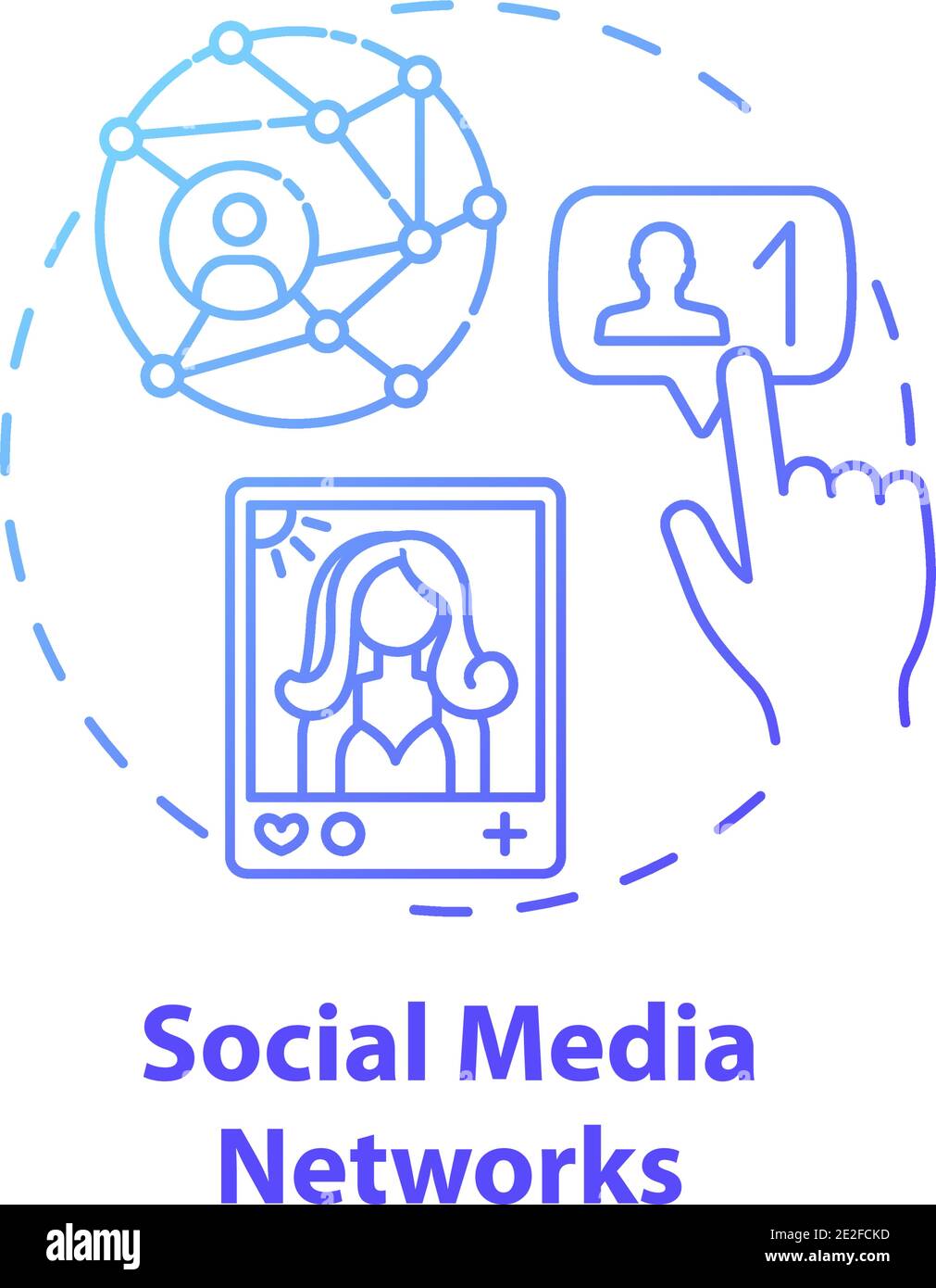 Social media networks concept icon Stock Vector Image & Art - Alamy