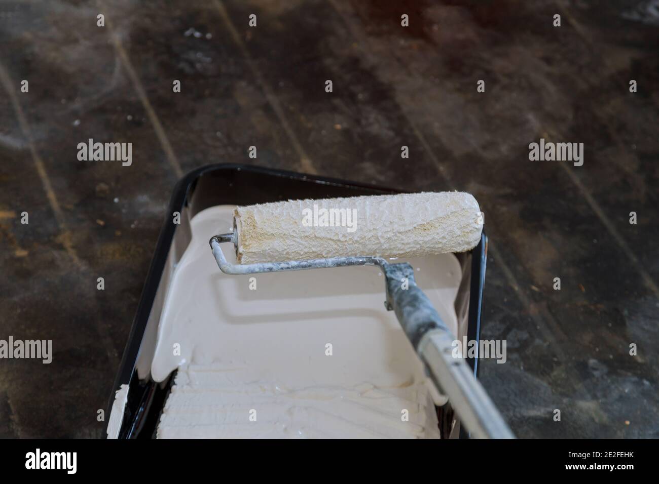 Paint rollers for painting the walls and ceiling easy interior