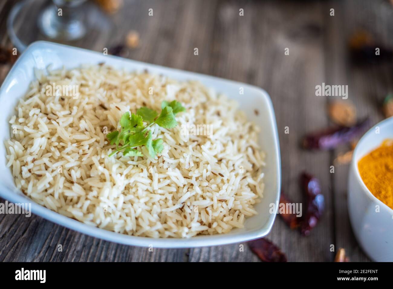 Healthy vegan basmati white rice Stock Photo Alamy