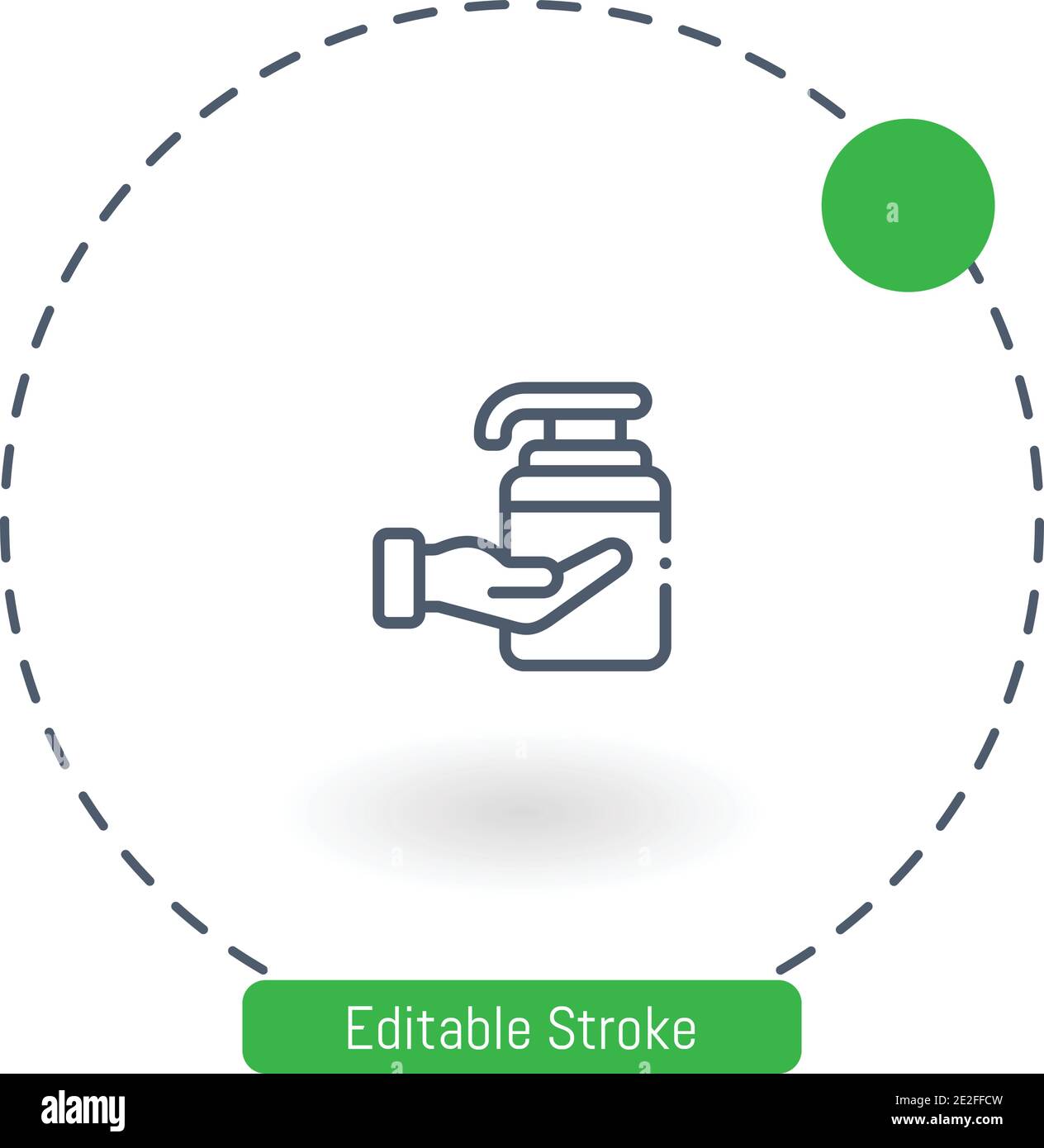 sterilization vector icon editable stroke outline icons for web and mobile Stock Vector