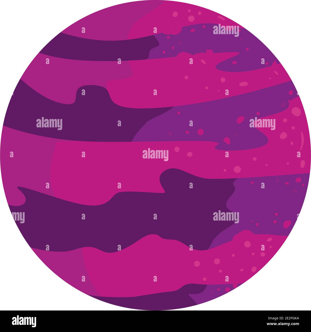 Space Purple Planet Of Universe Cosmos And Futuristic Theme Vector Illustration Stock Vector 9714