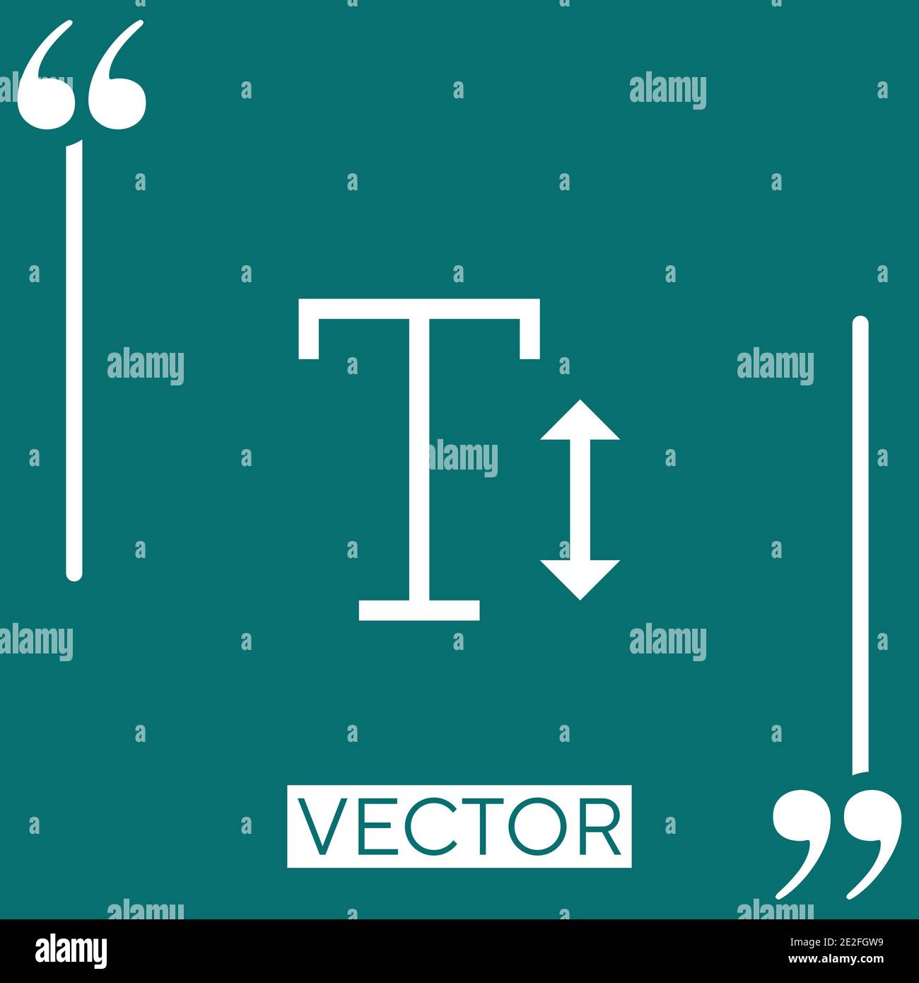 font vector icon Linear icon. Editable stroke line Stock Vector