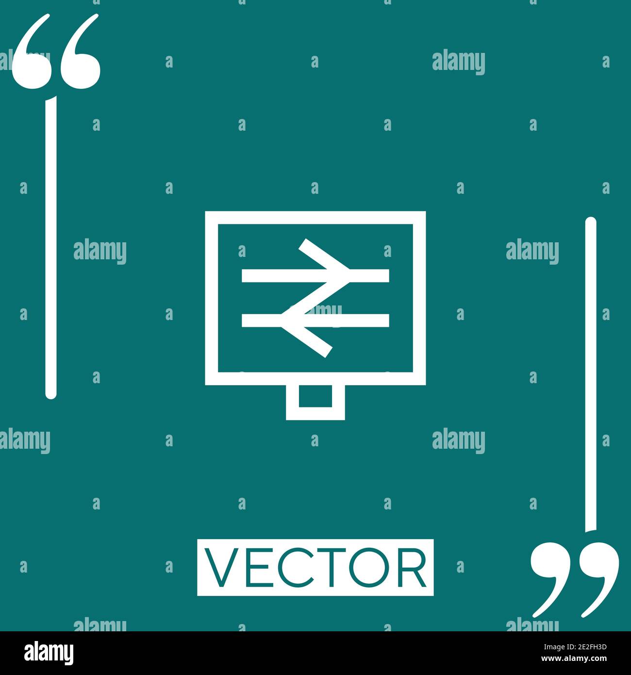 traffic signal vector icon Linear icon. Editable stroked line Stock Vector